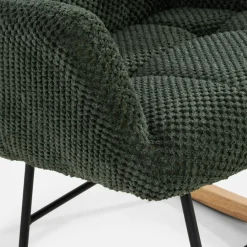 Fotele Wypoczynkowe|inny Fotel bujany JEXLA zielony