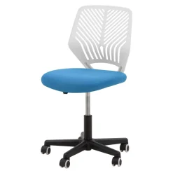 Dzieci Fotel dziecięcy niebiesko-biały MINISIT