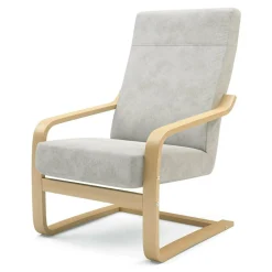 Fotel finka jasnoszary BAKU