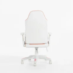 Fotel gamingowy biało-różowy CORALINDA