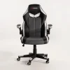 Fotele Gamingowe|Fotele Biurowe| Fotel gamingowy czarno-biały UDANDO