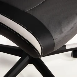 Fotele Gamingowe|Fotele Biurowe| Fotel gamingowy czarno-biały UDANDO