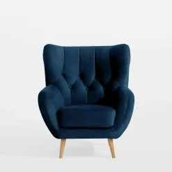 Fotele Wypoczynkowe|Impresti Fotel granatowy KELSO