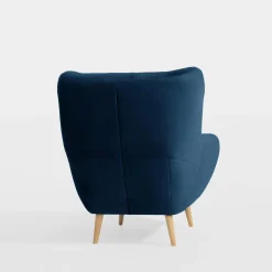 Fotele Wypoczynkowe|Impresti Fotel granatowy KELSO