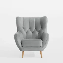 Impresti Fotel jasnoszary KELSO