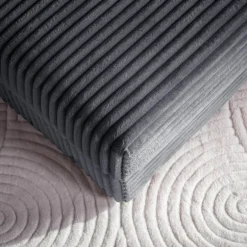 Fotele Wypoczynkowe| Fotel loveseat szary NOEMI