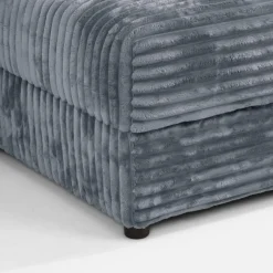 Fotele Wypoczynkowe| Fotel loveseat szary NOEMI