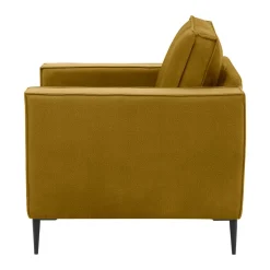 Fotele Wypoczynkowe| Fotel musztardowy TERRA