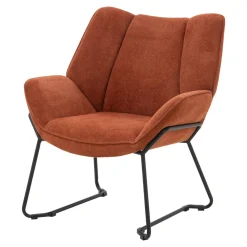 Krzesła|Fotele Wypoczynkowe| Fotel na płozach rudy LIMARVI