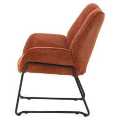 Krzesła|Fotele Wypoczynkowe| Fotel na płozach rudy LIMARVI