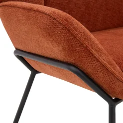 Krzesła|Fotele Wypoczynkowe| Fotel na płozach rudy LIMARVI