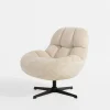 Fotele Wypoczynkowe|inny Fotel obrotowy beżowy DAPPERA