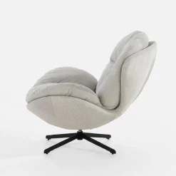 inny Fotel obrotowy beżowy KALAR