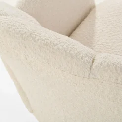 inny Fotel obrotowy biały LISKON