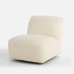 Fotele Wypoczynkowe|inny Fotel obrotowy kremowy RAQUILLA