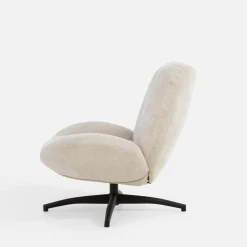 Fotele Wypoczynkowe|inny Fotel obrotowy retro beżowy DIAMANTU