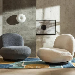 Fotel obrotowy szary VIZZO