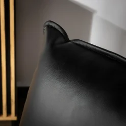 inny Fotel obrotowy z funkcją relaks GRUZIO ekoskóra czarny