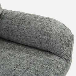 Fotele Wypoczynkowe|inny Fotel obrotowy z podnóżkiem szary DITTIF