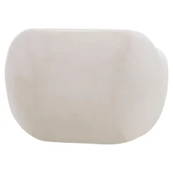 Werdomo Fotel obły kremowy MELA