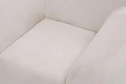 Werdomo Fotel obły kremowy MELA