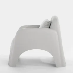 inny Fotel ogrodowy jasnoszary ULVI