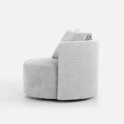 inny Fotel okrągły obrotowy SEBREZE szary