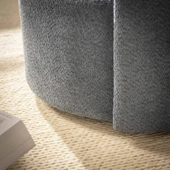 Fotele Wypoczynkowe|inny Fotel okrągły obrotowy SEBREZE granatowy