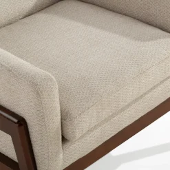 Fotel retro beżowy MIATU