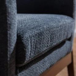 Fotel retro niebieski MIATU