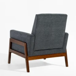 Fotel retro niebieski MIATU