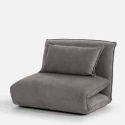 Fotele Wypoczynkowe|inny Fotel rozkładany szary LAIPE