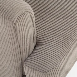 Dzieci Fotel sztruksowy beżowy ASINI