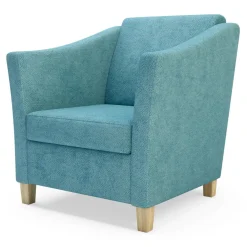 Fotel turkusowy BONARI