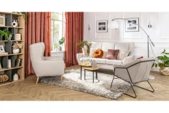 Fotele Wypoczynkowe|Impresti Fotel uszak boucle kremowy MOREN