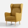 Fotele Wypoczynkowe|Werdomo Fotel uszak musztardowy TACO