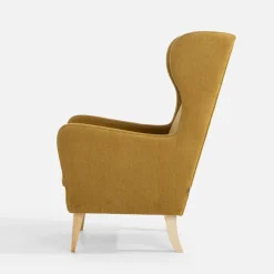 Fotele Wypoczynkowe|Werdomo Fotel uszak musztardowy TACO