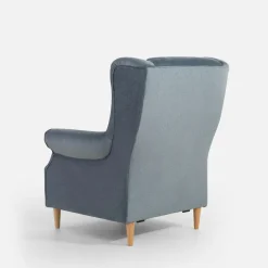 Fotel uszak niebieski SERENA