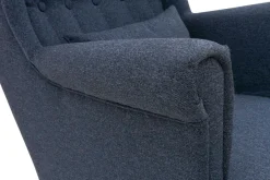 Fotele Wypoczynkowe| Fotel uszak niebieski VENUS