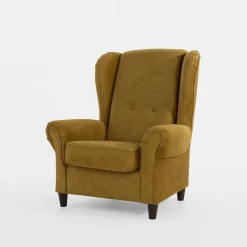 FN Design Fotel uszak żółty KING