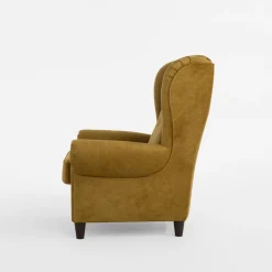 FN Design Fotel uszak żółty KING