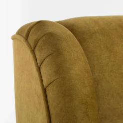 FN Design Fotel uszak żółty KING