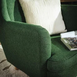 inny Fotel uszak zielony ESAL