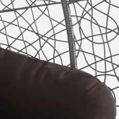 Meble Ogrodowe|Meble Ogrodowe| Fotel wiszący WIERI z ciemnoszarym siedziskiem