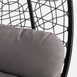 Meble Ogrodowe|Meble Ogrodowe| Fotel wiszący WIERI z szarym siedziskiem