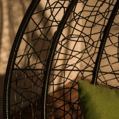 Meble Ogrodowe|Meble Ogrodowe| Fotel wiszący WIERI z szarym siedziskiem