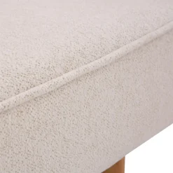 Fotele Wypoczynkowe| Fotel wypoczynkowy beżowy z plecionką wiedeńską ZELMO