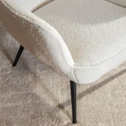 Fotel wypoczynkowy biały JAZAN