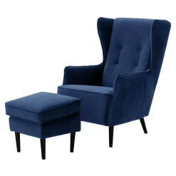 Impresti Fotel wypoczynkowy BOSTO niebieski