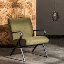 Fotele Wypoczynkowe| Fotel wypoczynkowy ciemnozielony CAPENBAR